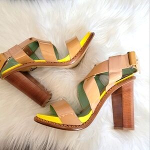 New SportMax Rovigo Patent Leather Heels  39